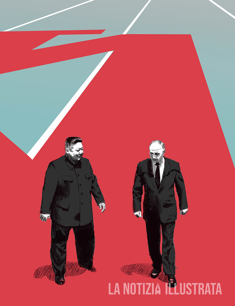 Putin e Kim firmano un patto di difesa reciproca.