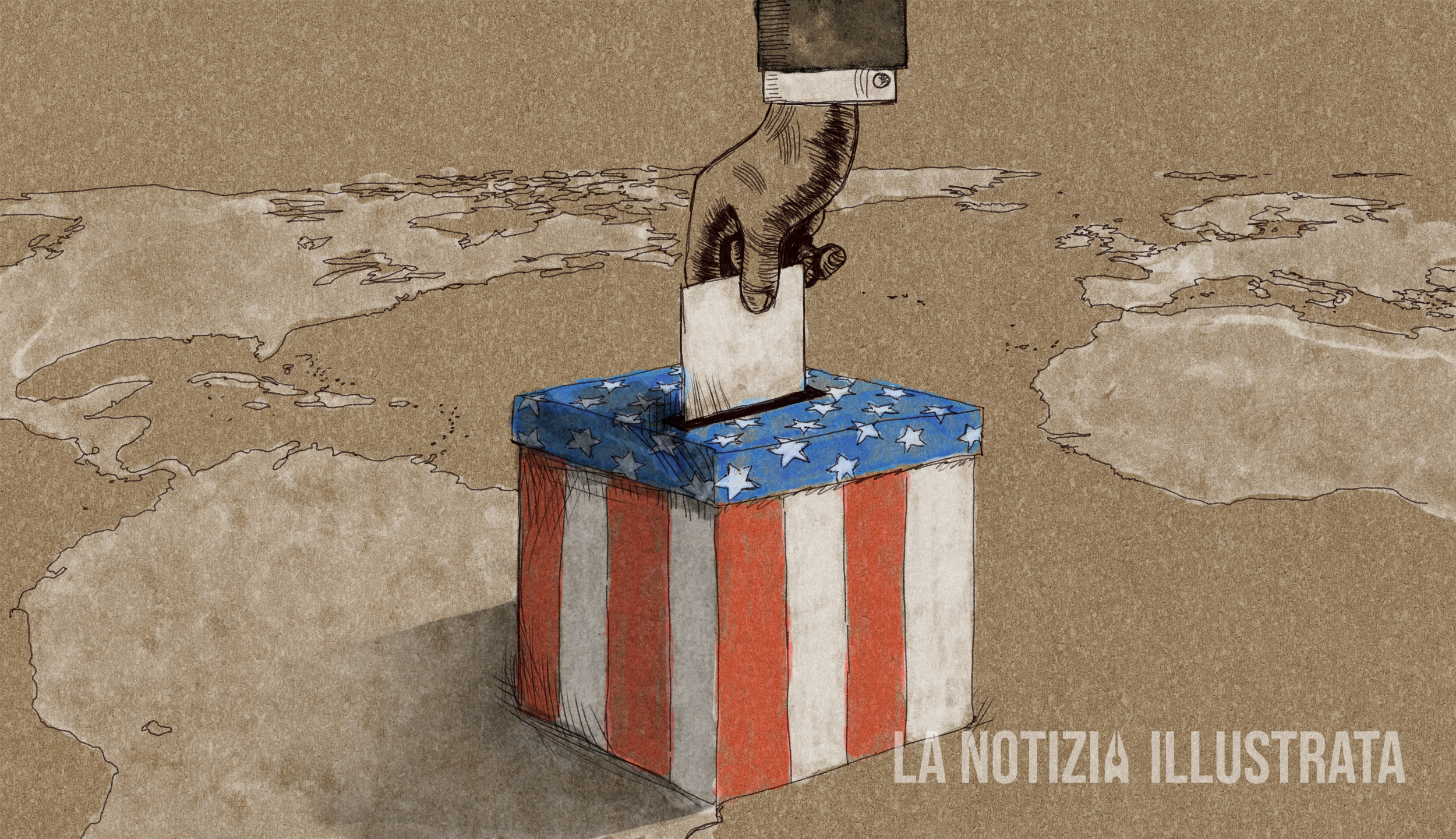 Seggi aperti negli Usa, al via la corsa alla Casa Bianca.